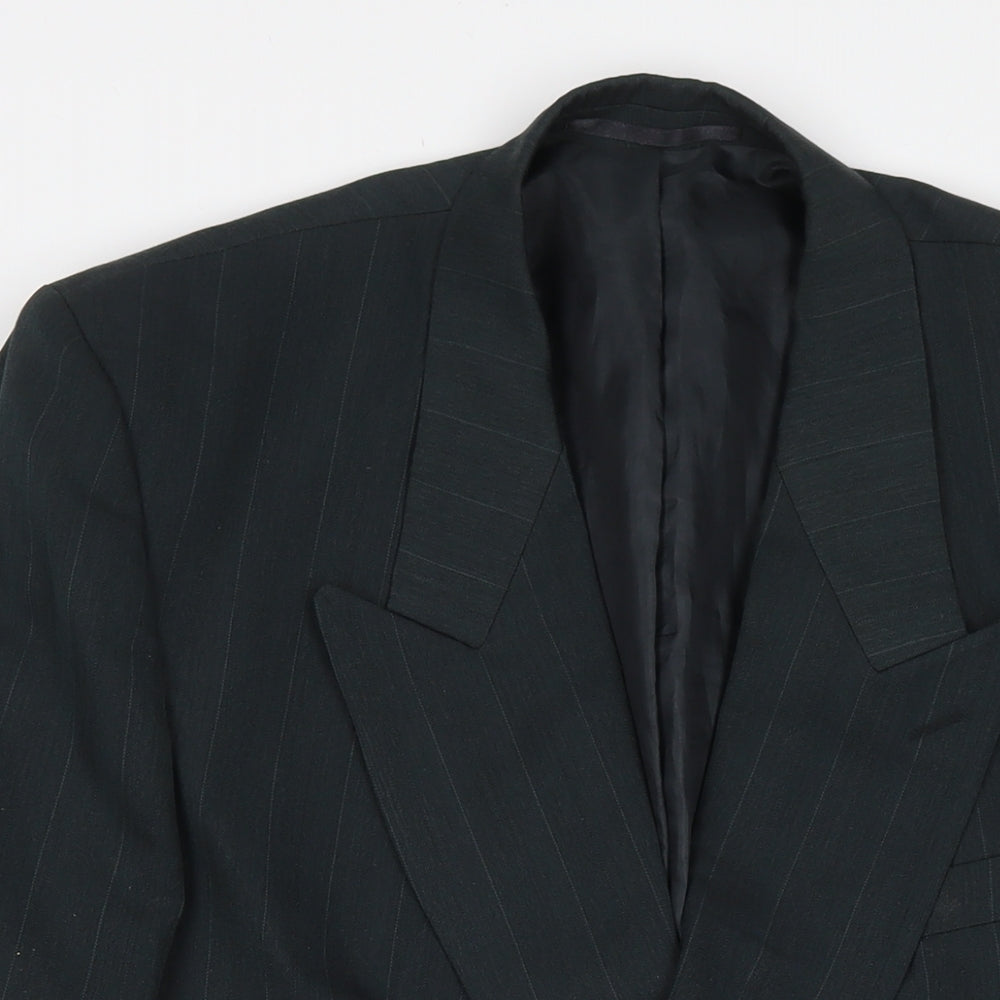 Burton Mens Grey Polyester Jacket Suit Jacket Size 44 Regular