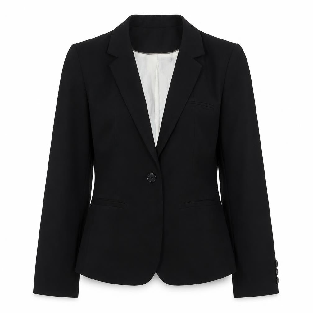Next Womens Black Jacket Blazer Size 8 Button