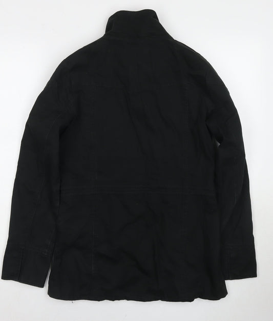 Cherokee Womens Black Parka Jacket Size 8 Zip