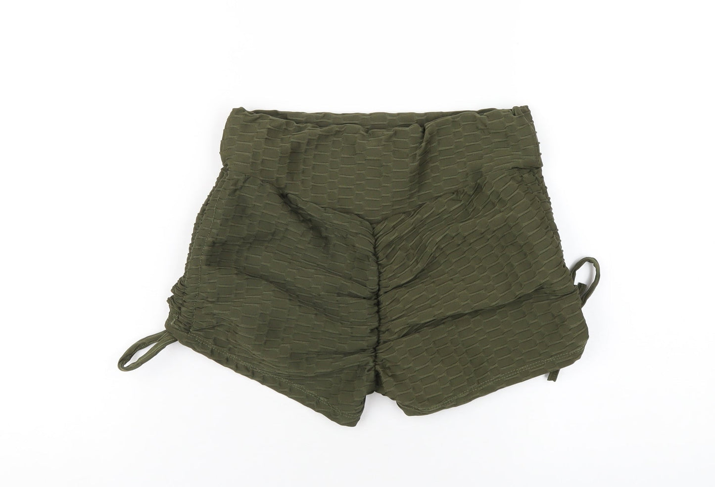 Originals Womens Green Polyester Hot Pants Shorts Size L L3 in Regular