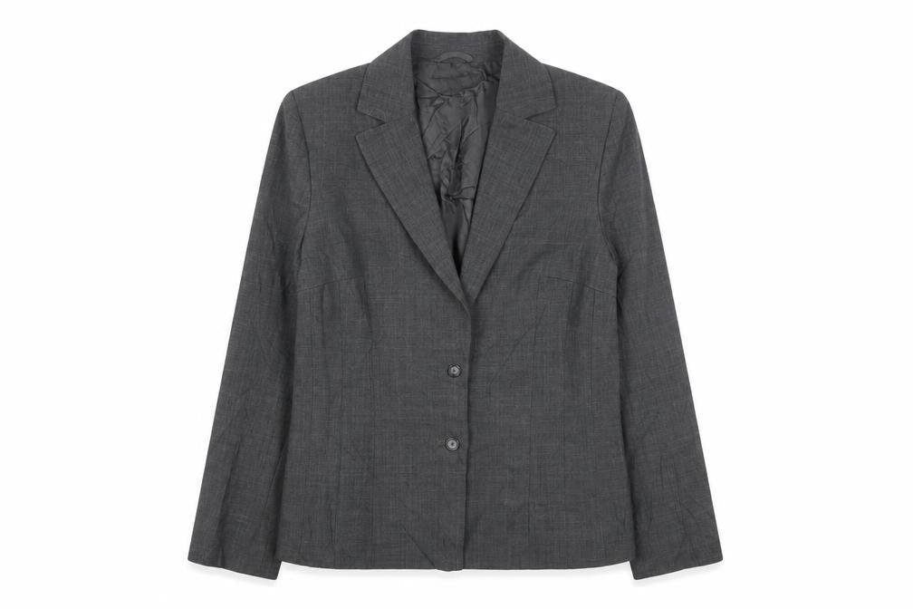 Mexx Womens Grey Jacket Blazer Size 12 Button