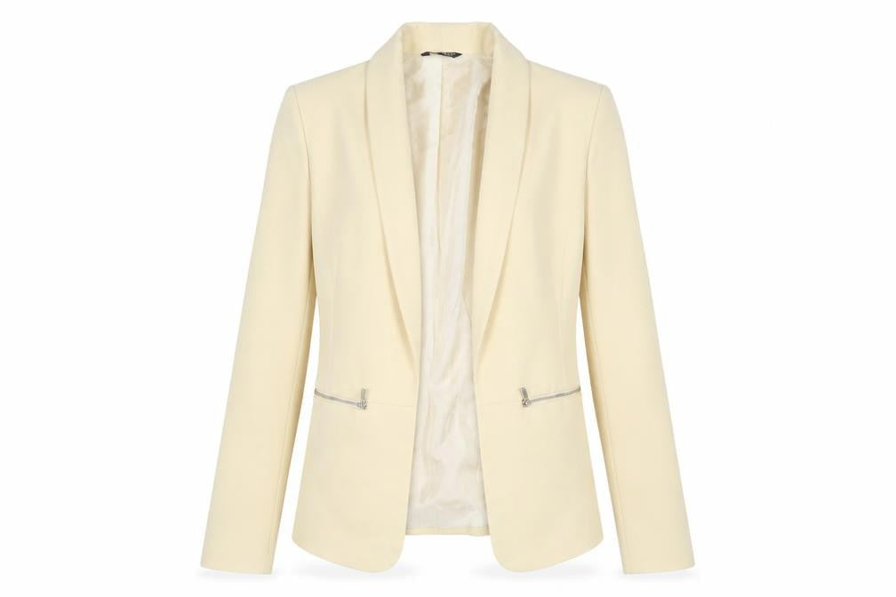 Select Womens Yellow Jacket Blazer Size 6 - Open
