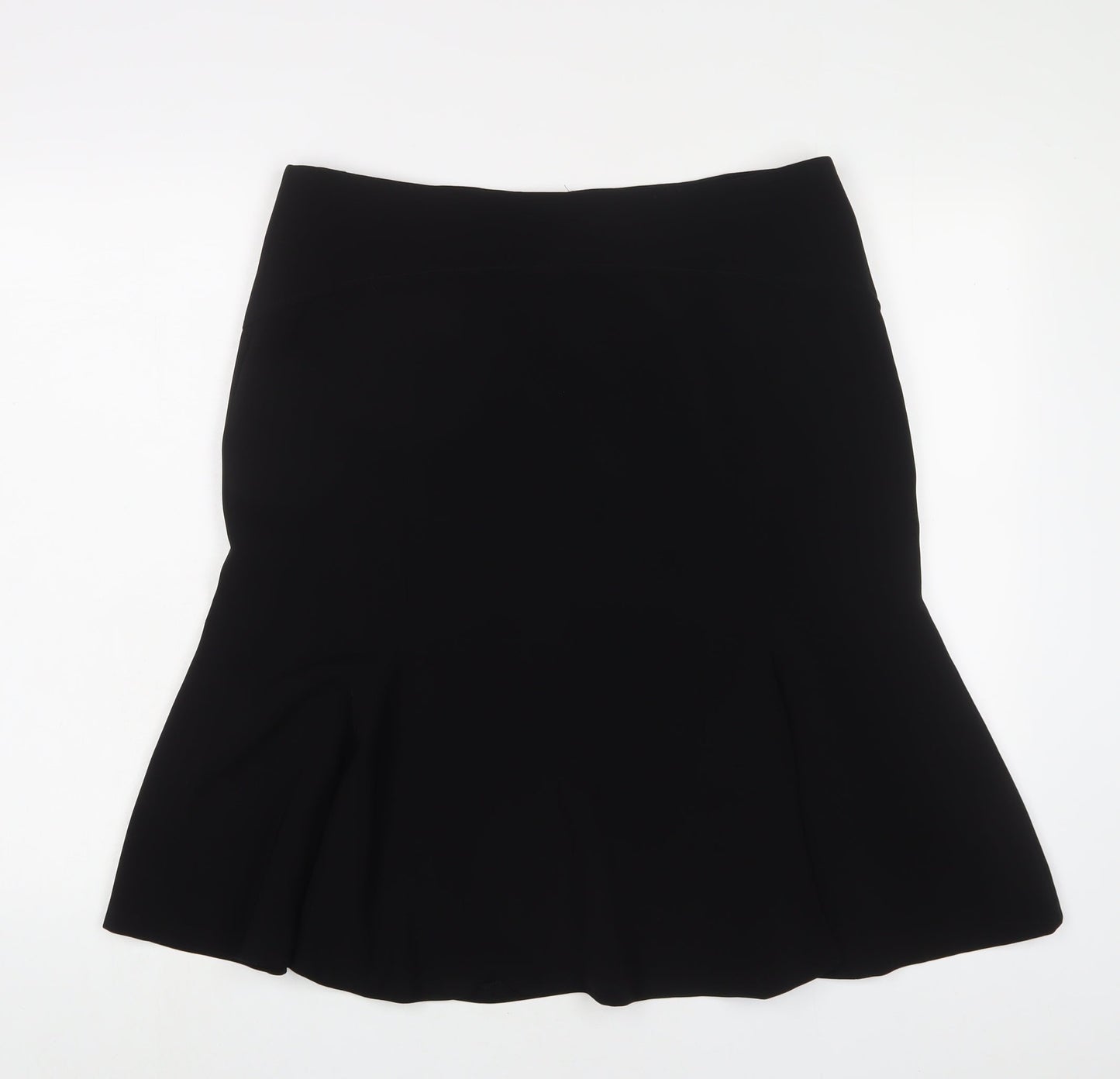 Sticky Fingers Womens Black Polyester A-Line Skirt Size 16 Zip