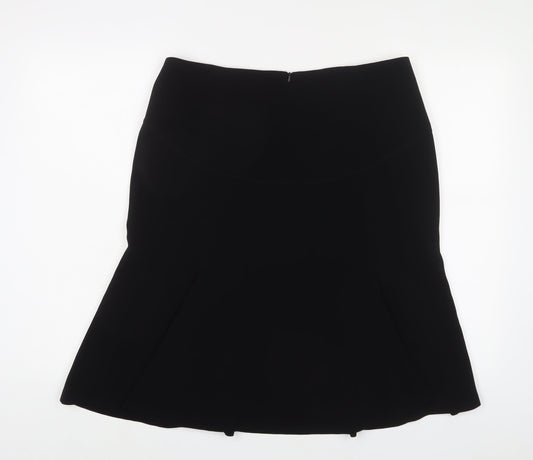 Sticky Fingers Womens Black Polyester A-Line Skirt Size 16 Zip