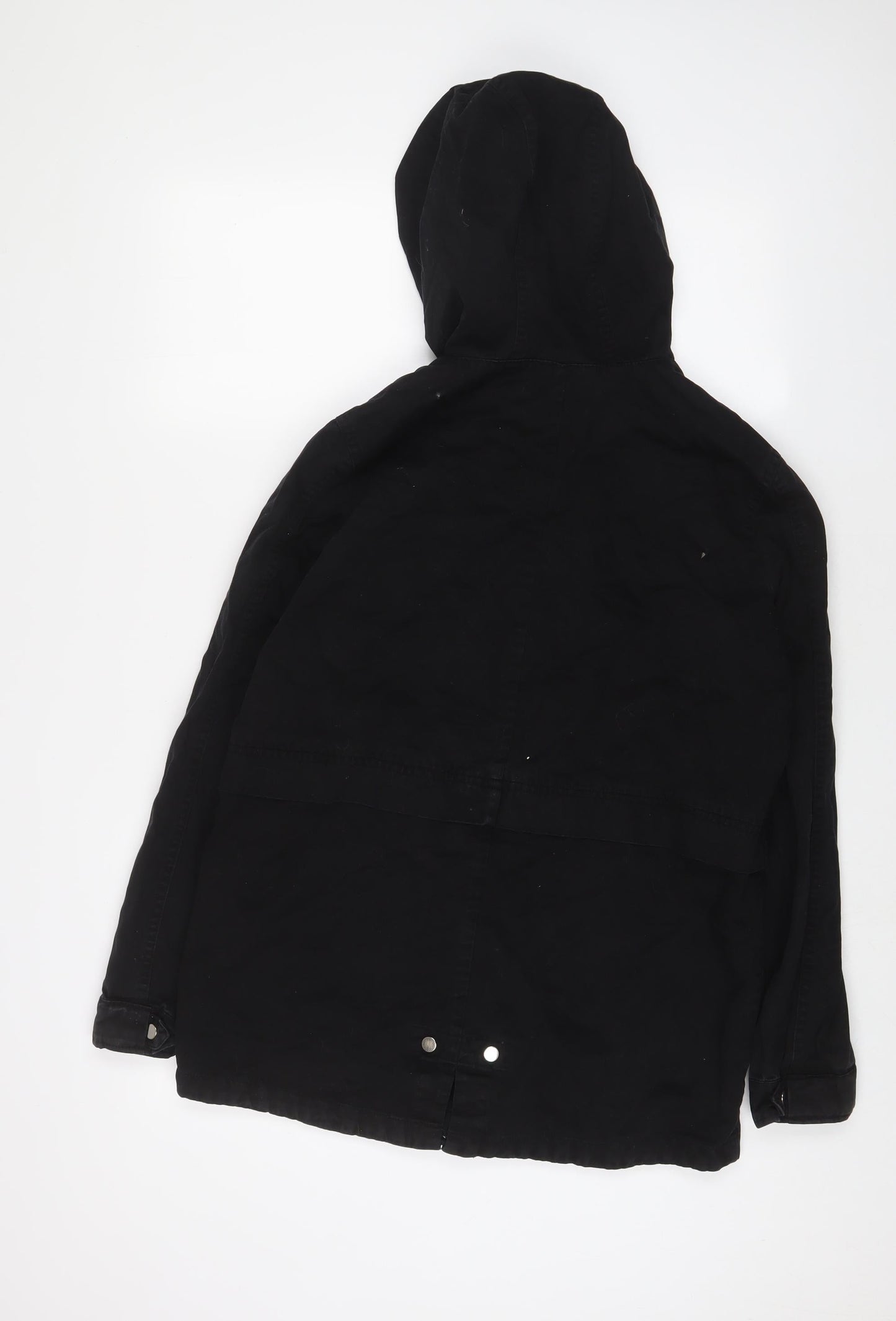 H&M Womens Black Jacket Size 8 Zip
