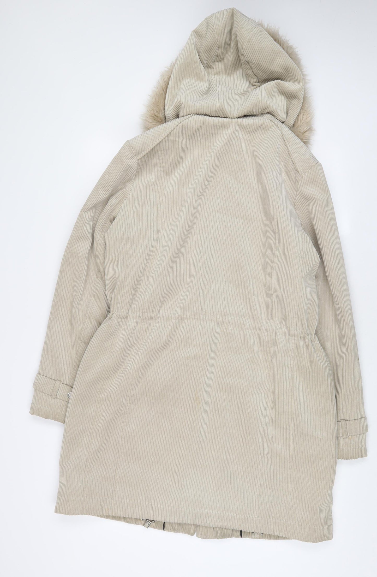 Klass Womens Beige Jacket Size M Zip