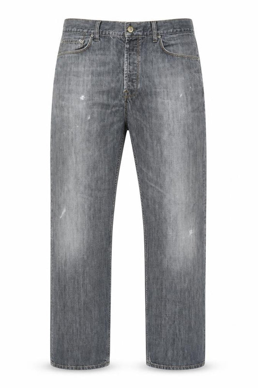 Gap Mens Blue Cotton Straight Jeans Size 35 in L34 in Regular Button - Long Leg