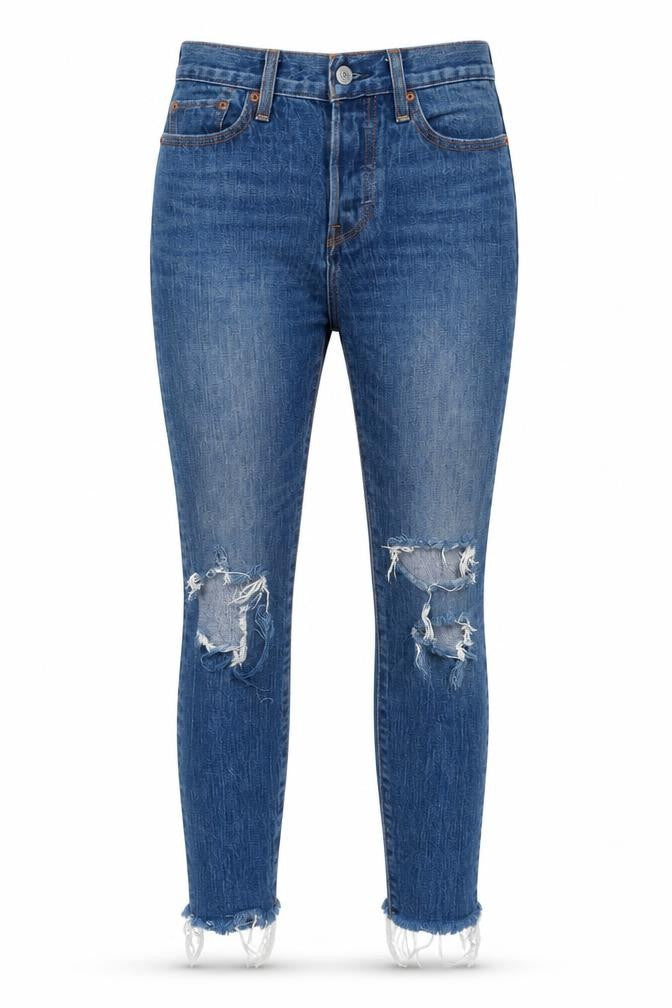 White oak Womens Blue Cotton Skinny Jeans Size 26 in L28 in Regular Zip