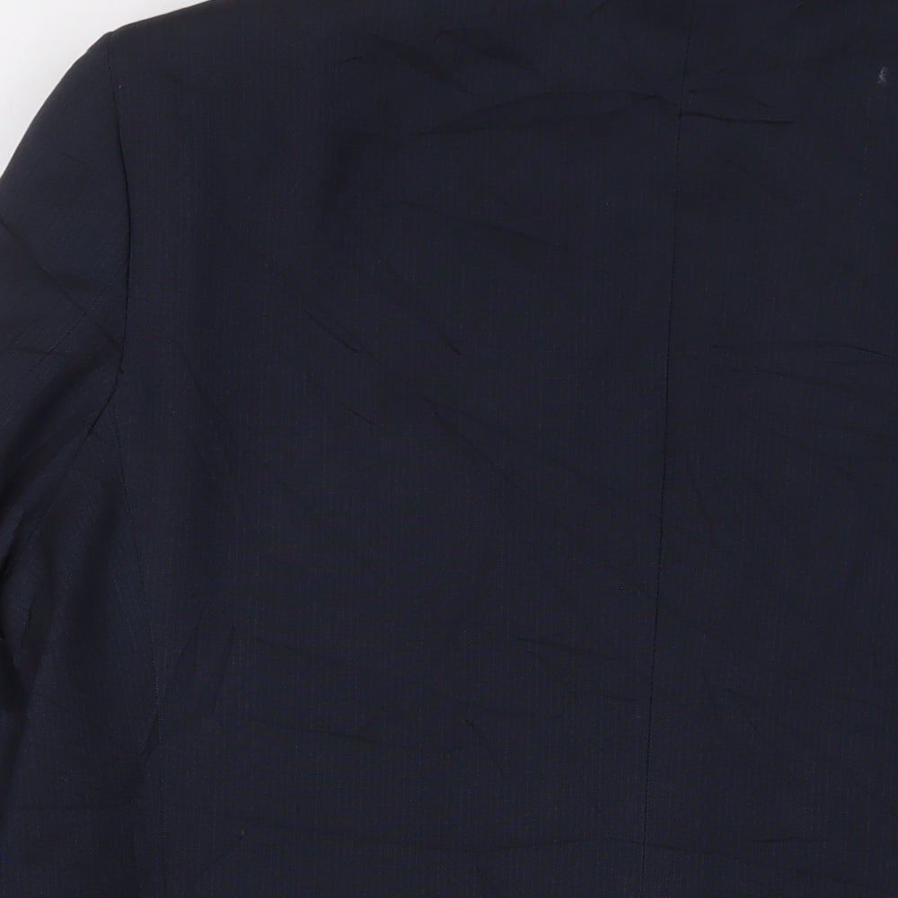 Marks and Spencer Mens Blue Wool Jacket Suit Jacket Size 46 Regular