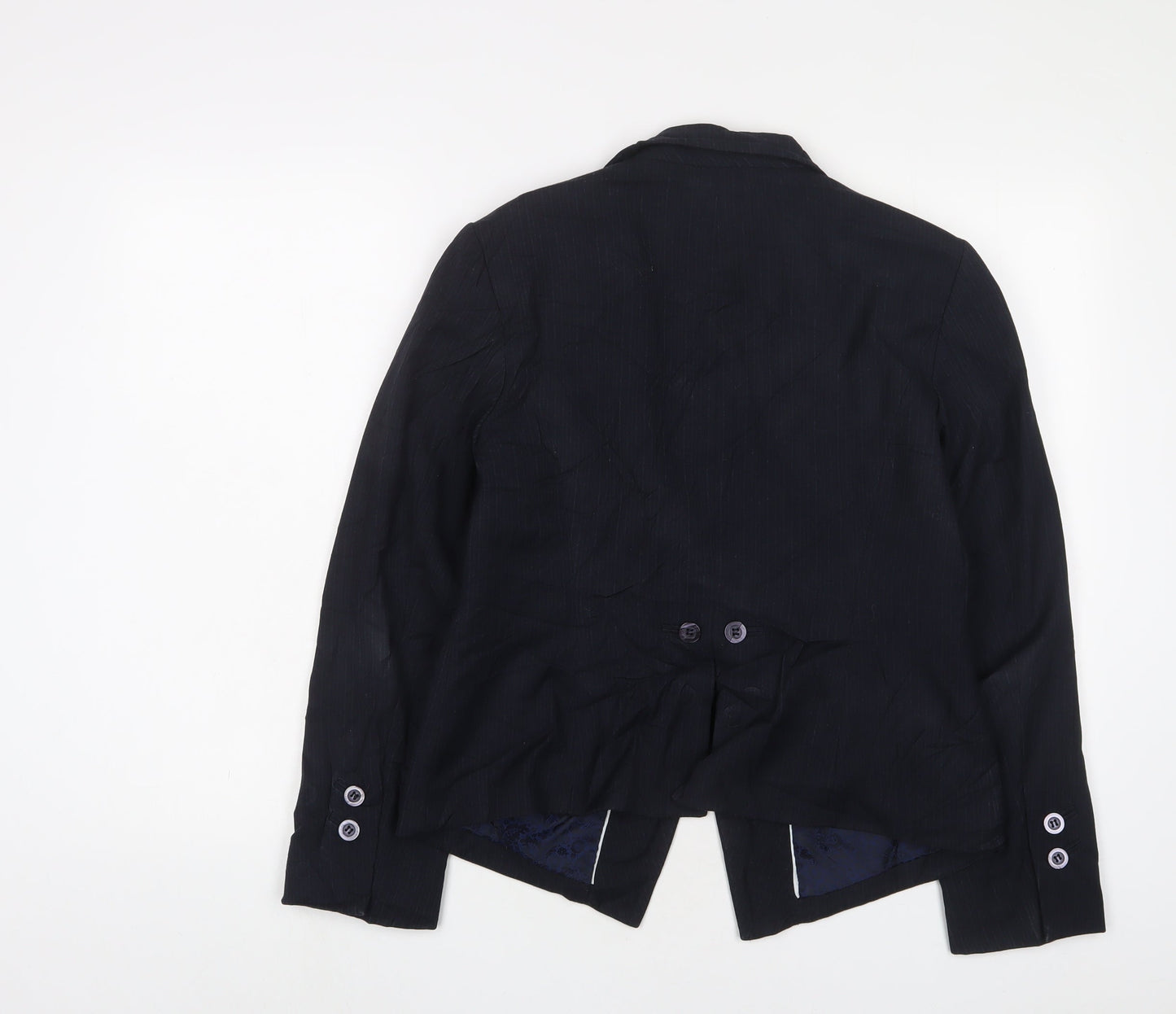 NEXT Womens Blue Jacket Blazer Size 14 Button