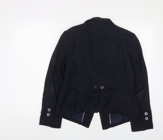 NEXT Womens Blue Jacket Blazer Size 14 Button