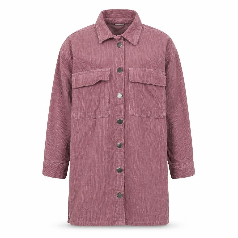 Next Girls Pink Cotton Shirt Dress Size 5 Years Collared Button