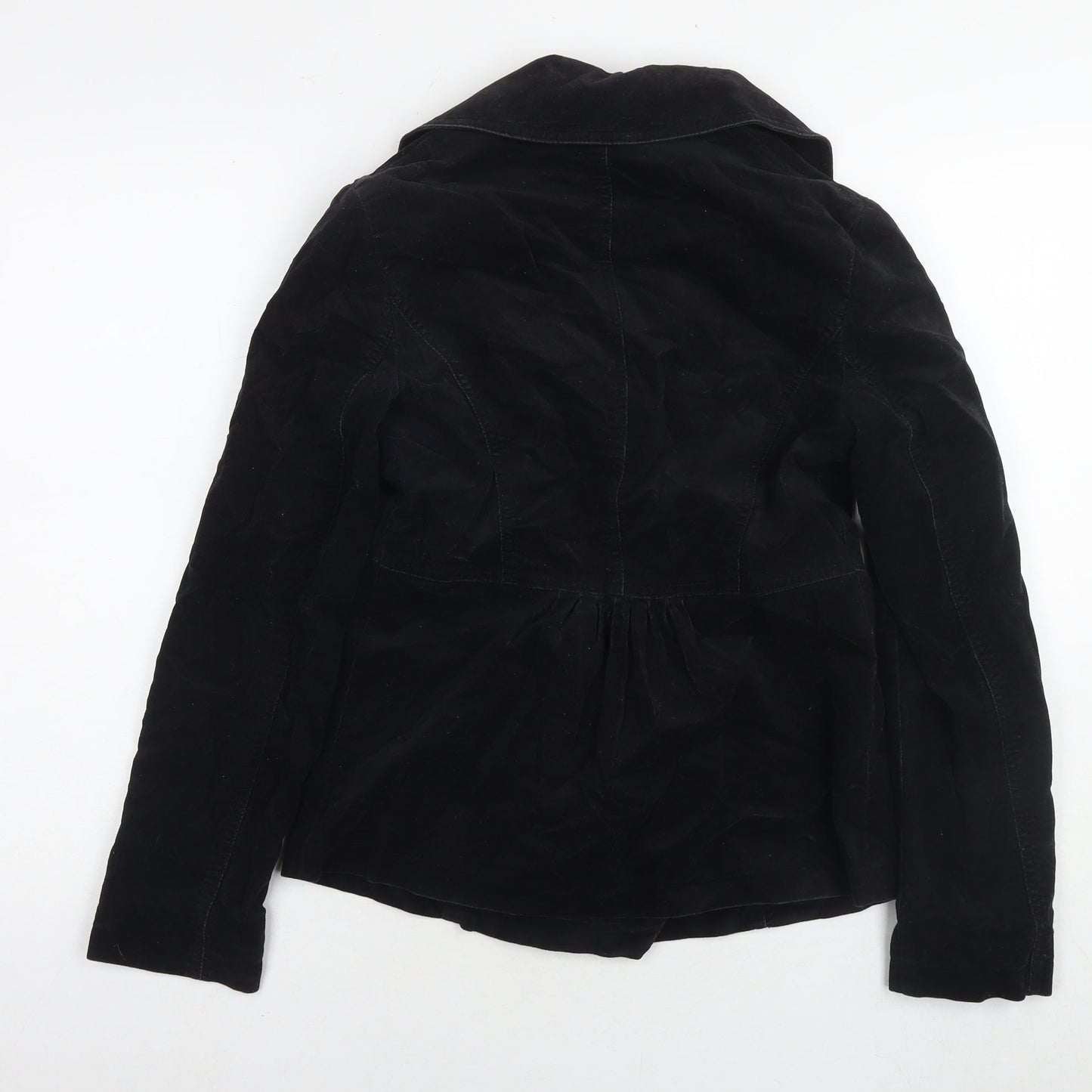 Marks and Spencer Womens Black Jacket Blazer Size 8 Zip