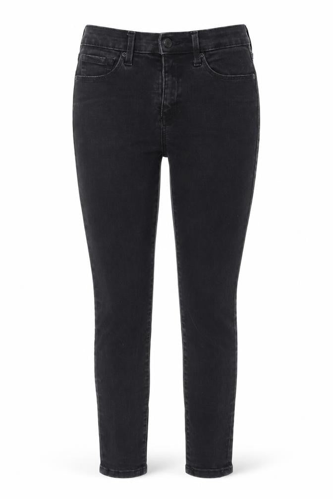 Gap Womens Black Cotton Skinny Jeans Size 6 L28 in Regular Zip