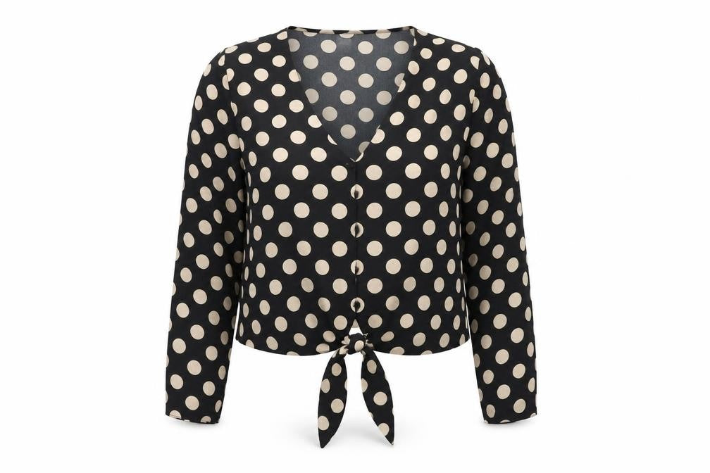 Womens UK Size M Brave Soul Black Polyester Button-Up