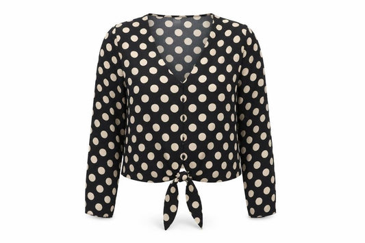 Womens UK Size M Brave Soul Black Polyester Button-Up