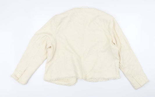 Marks and Spencer Womens Ivory Jacket Size 18