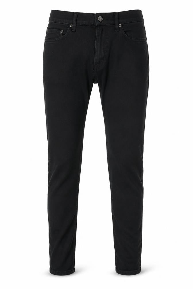 Topman Mens Black Cotton Skinny Jeans Size 30 in L31 in Regular Zip
