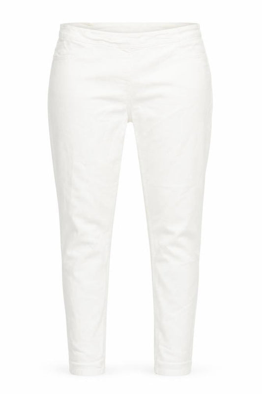 Betty Barclay Womens White Cotton Skinny Jeans Size 34 in L32 in Regular Zip