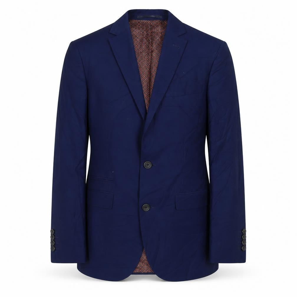 Next Mens Blue Polyester Jacket Suit Jacket Size 34 Regular