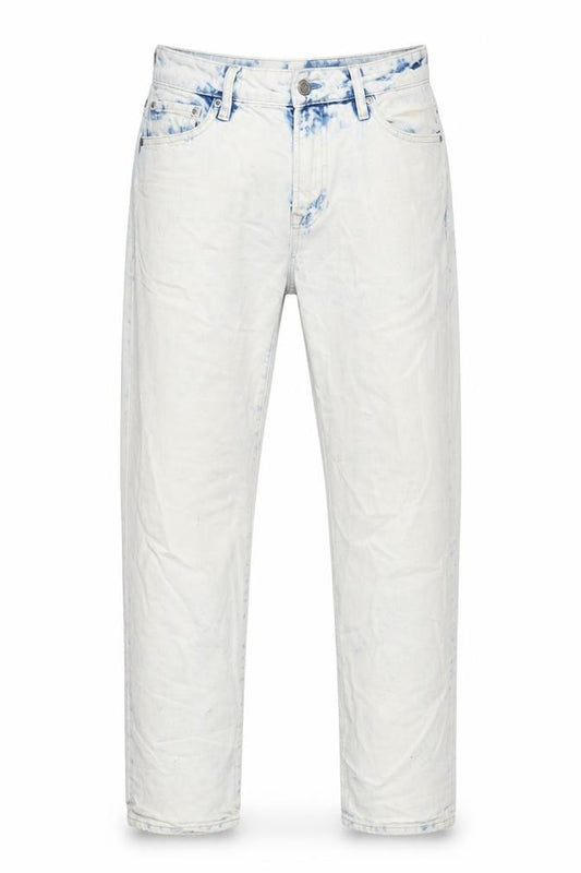 Gap Mens Blue Cotton Blend Straight Jeans Size 30 in L25 in Regular Zip