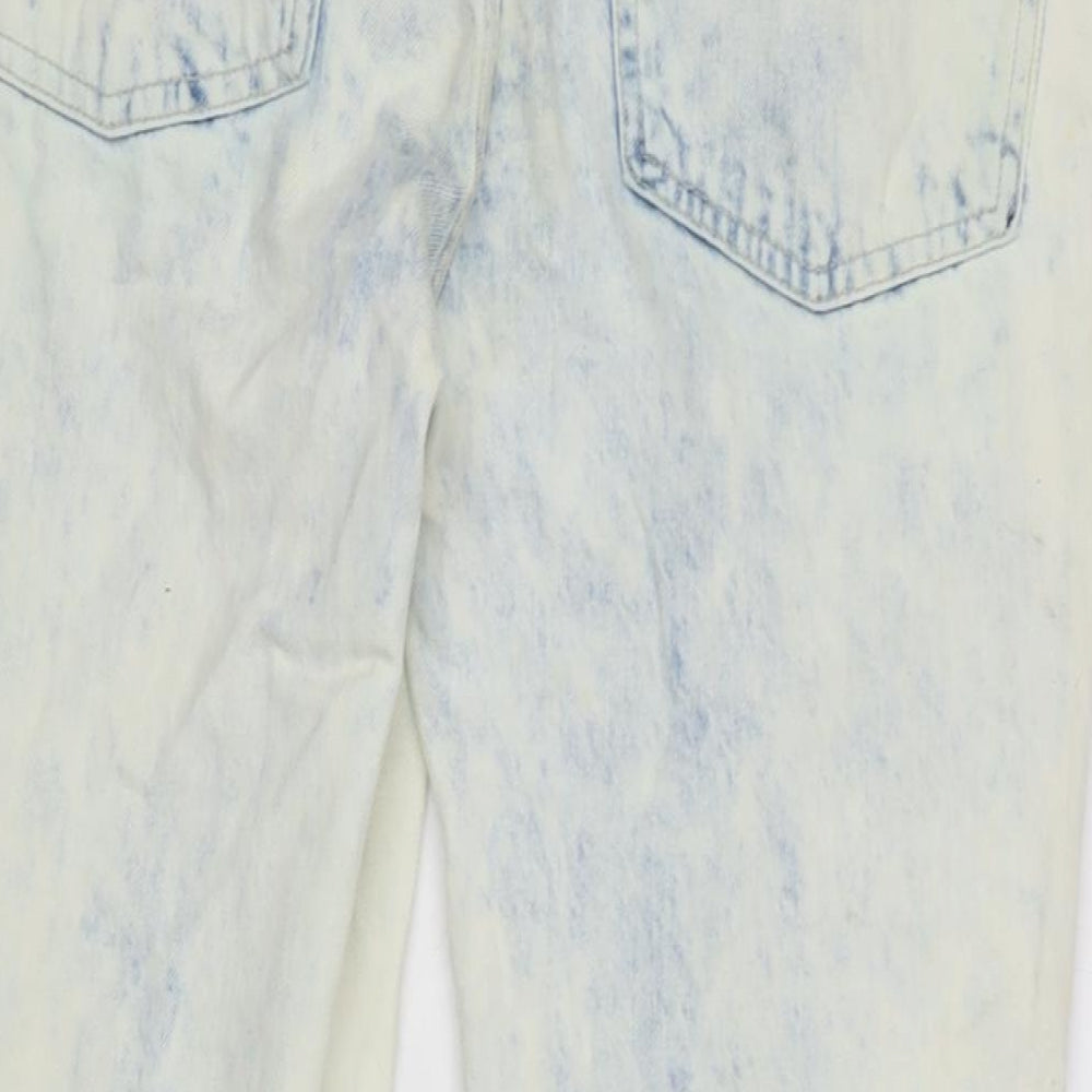 Gap Mens Blue Cotton Blend Straight Jeans Size 30 in L25 in Regular Zip