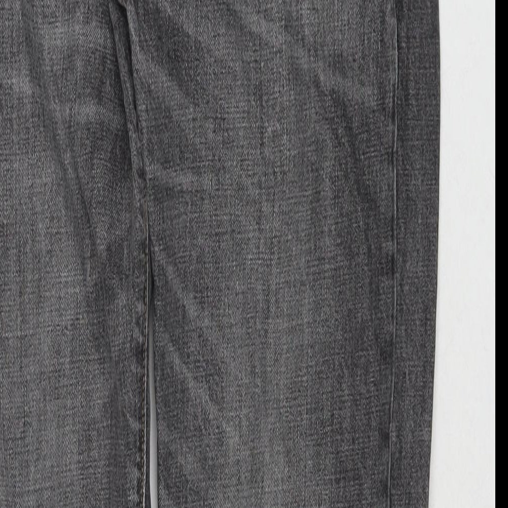 Gap Mens Grey Cotton Straight Jeans Size 28 in L32 in Regular Zip
