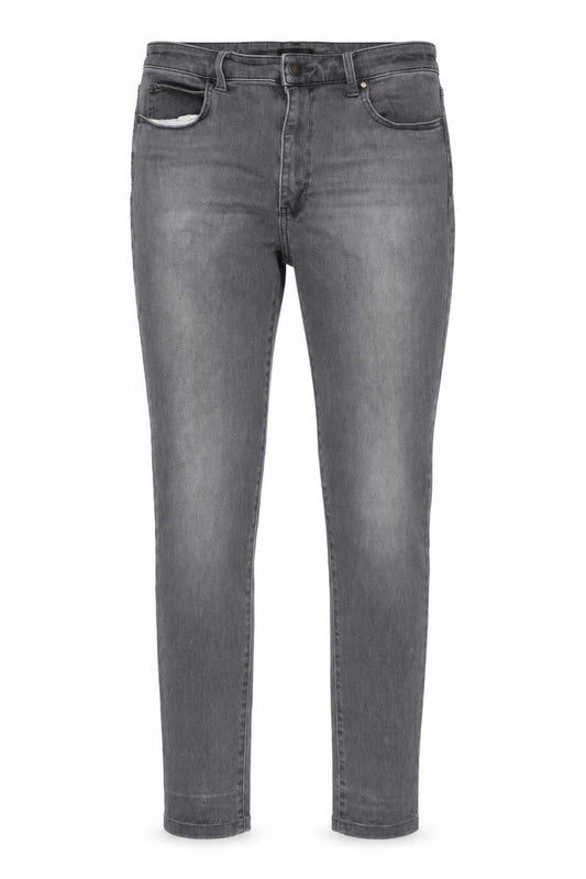 Uniqlo Mens Grey Cotton Skinny Jeans Size 32 in L32 in Regular Zip