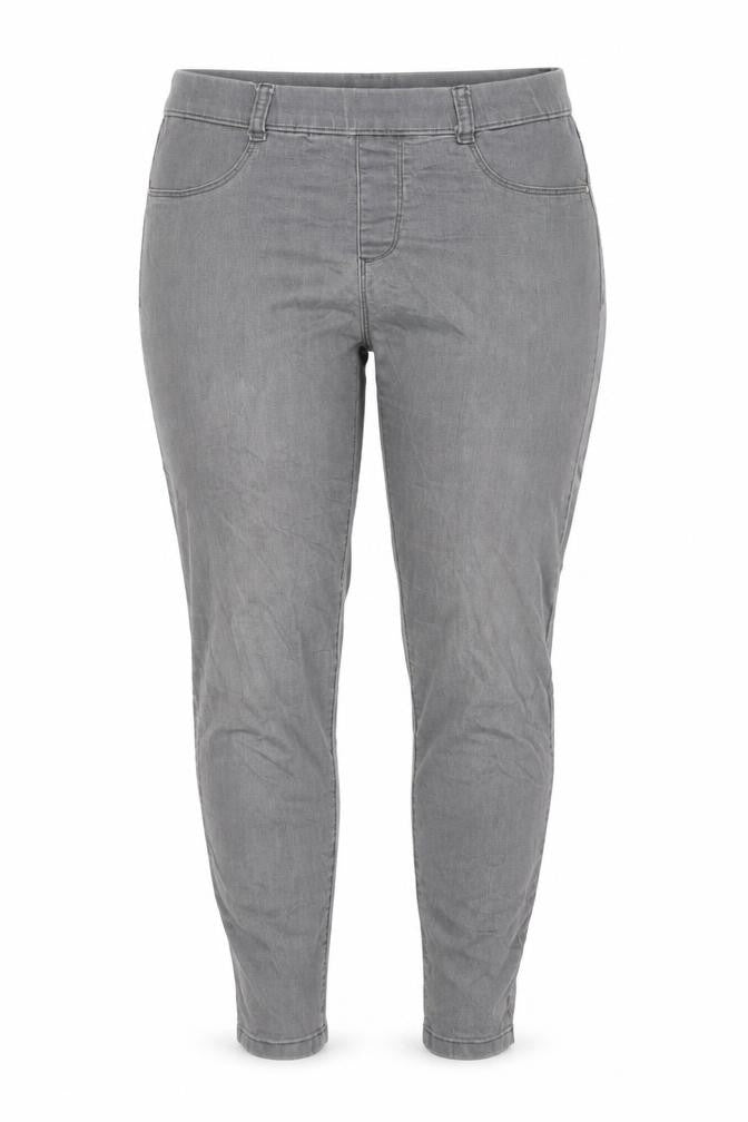 Dorothy Perkins Womens Grey Cotton Jegging Jeans Size 10 L28 in Regular Zip