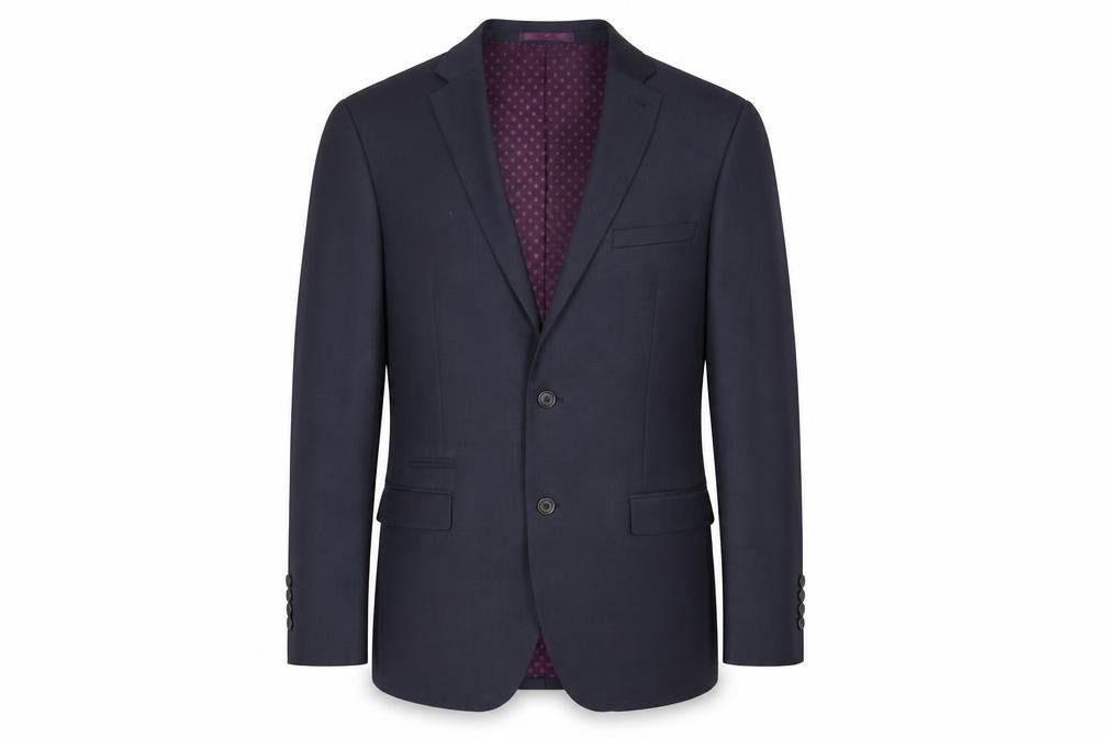Next Mens Blue Polyester Jacket Suit Jacket Size 40 Regular