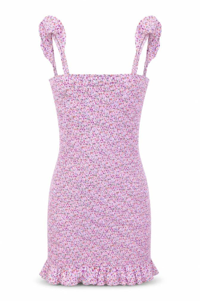 PRETTYLITTLETHING Womens Ivory Fair Isle Viscose Mini Size 4 Round Neck