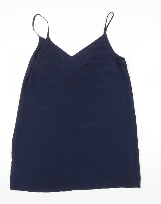 The Fifth Label Womens Blue Polyester Camisole Blouse Size L V-Neck