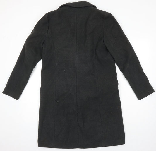Gina Tricot Womens Grey Overcoat Coat Size 12