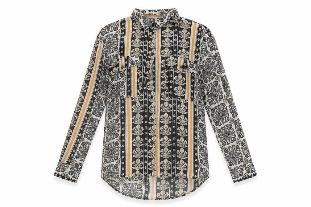 Next Womens Multicoloured Floral Lyocell Basic Button-Up Size 16 Collared