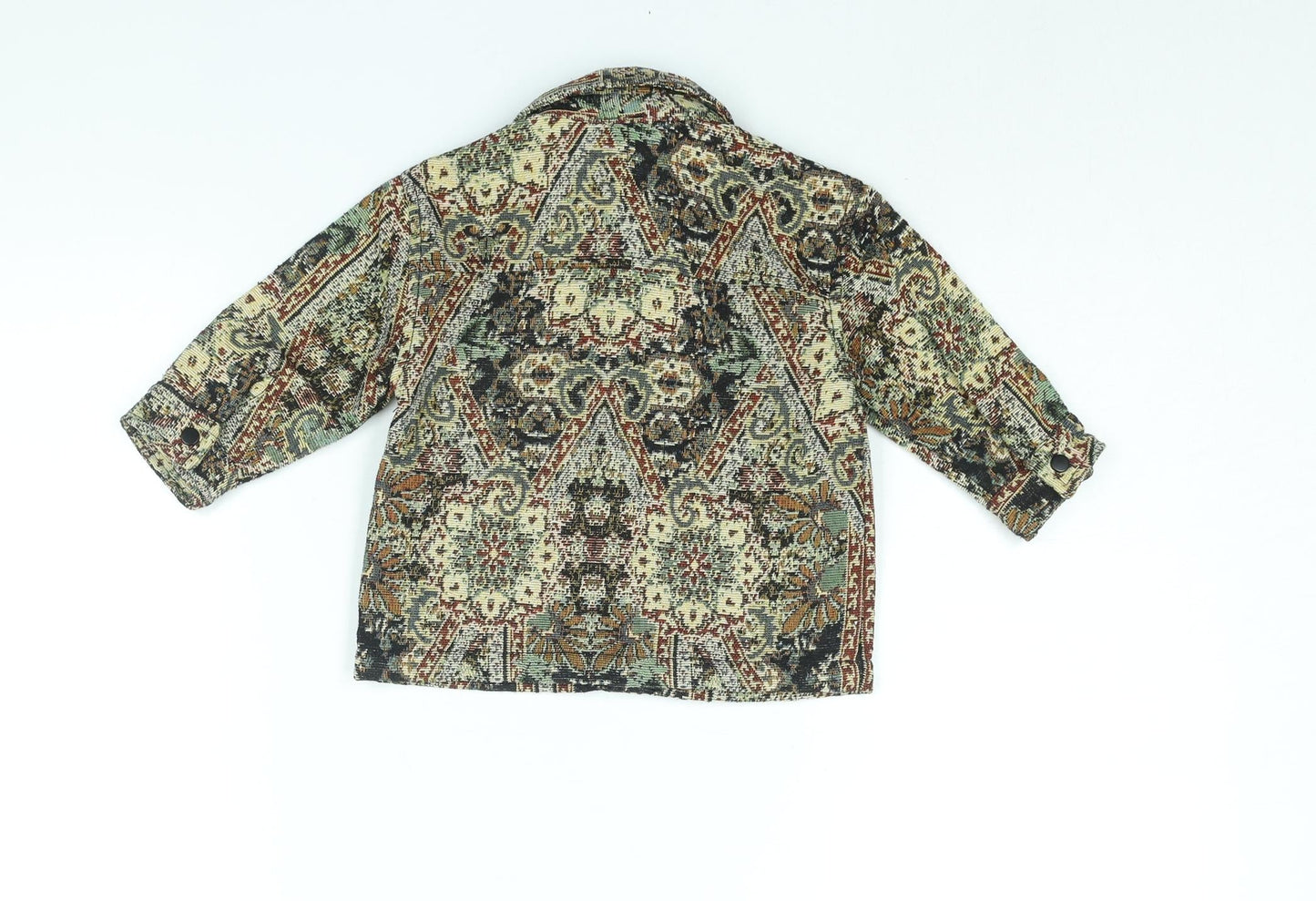 River Island Boys Multicoloured Geometric Jacket Size 9-12 Months Snap