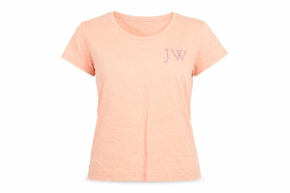 Womens UK Size 12 Jack Wills Pink Cotton T-Shirt