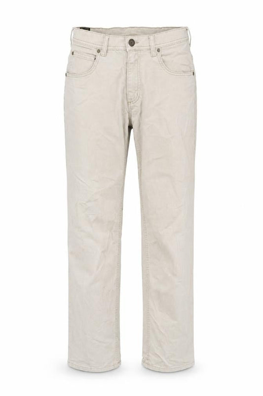 Lee Mens Beige Cotton Flared Jeans Size 26 in L31 in Regular Zip