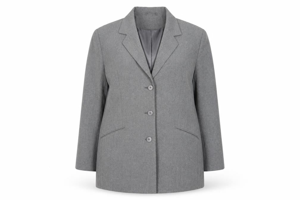 Classics Womens Grey Jacket Blazer Size 18 Button