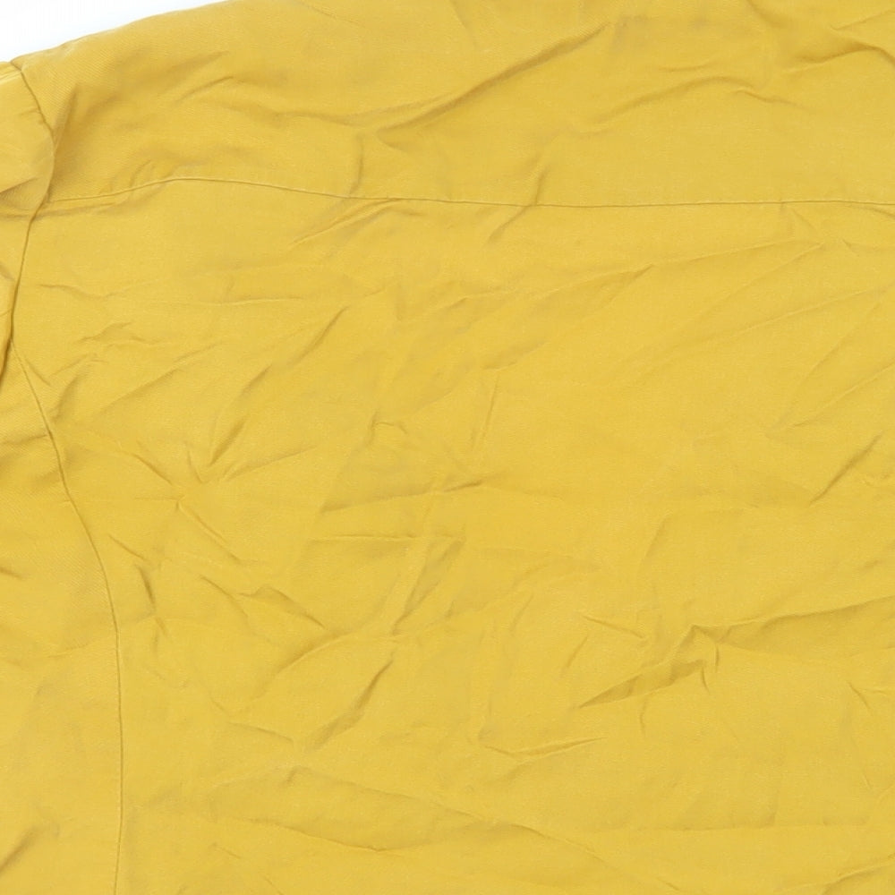 Marks and Spencer Womens Yellow Jacket Blazer Size 12 - Open