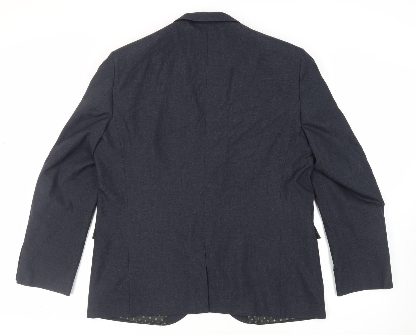 NEXT Mens Blue Polyester Jacket Suit Jacket Size 46 Regular