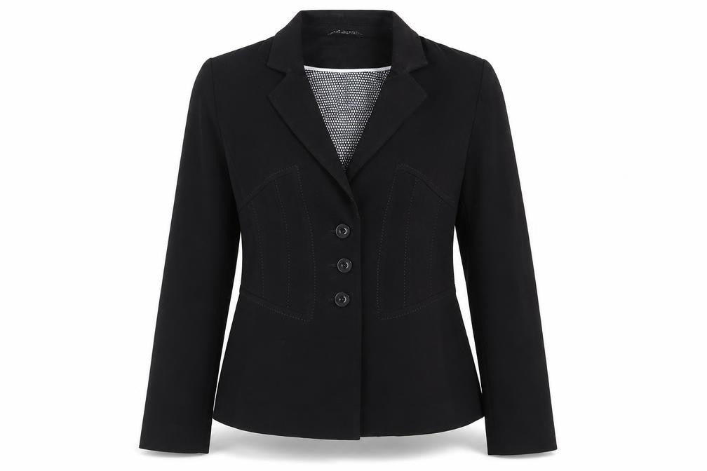 Marks & Spencer Womens Black Jacket Blazer Size 10 Button