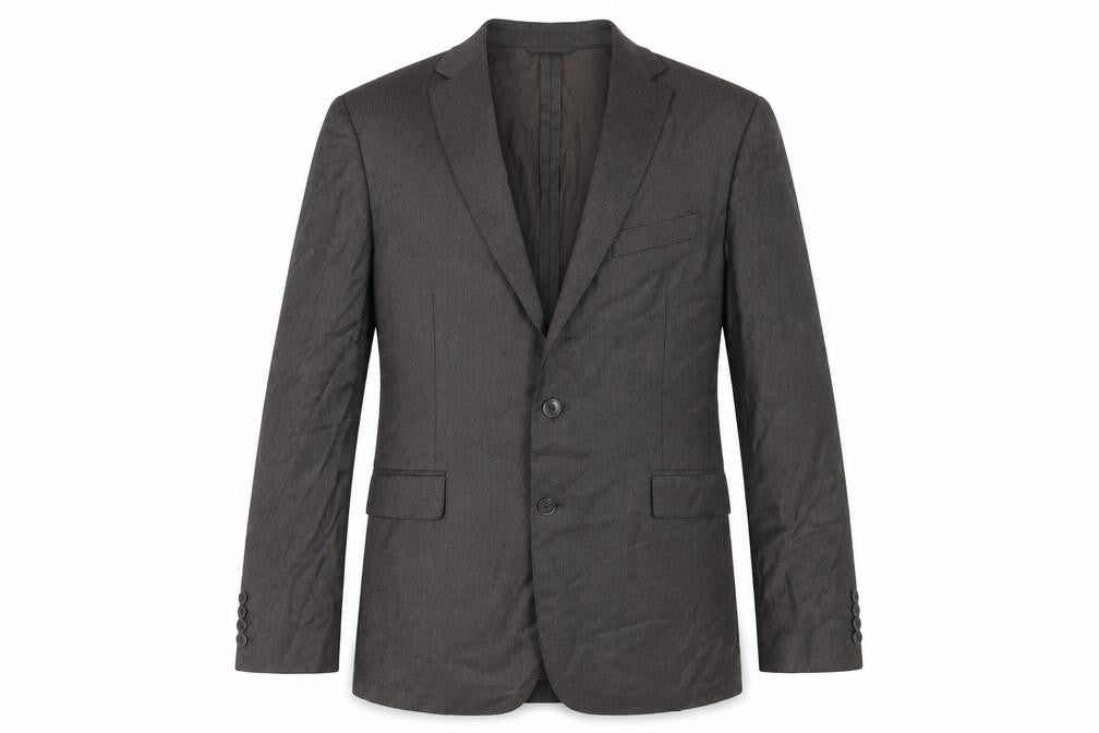 Mens 44 Chest Regular Hackett London Grey Two-Button