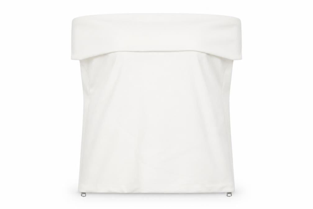 Zara Womens White Polyester Basic Blouse Size M Off the Shoulder