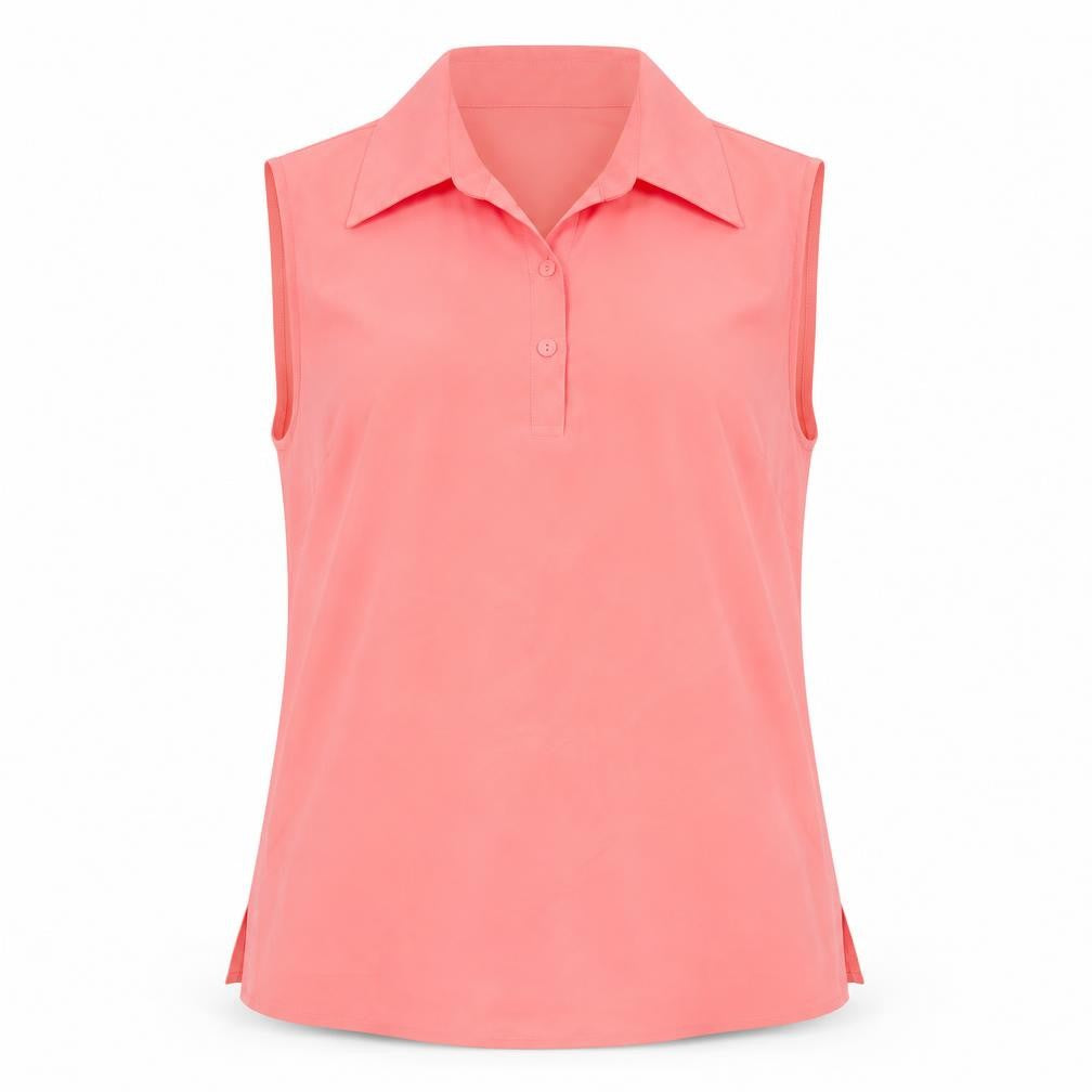 AMARANTO Womens Pink Polyester Basic Blouse Size 12 Collared
