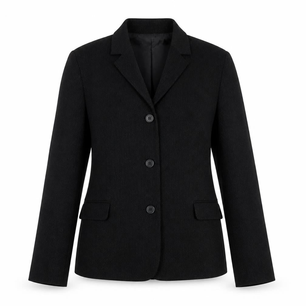 Next Womens Black Jacket Blazer Size 12 Button