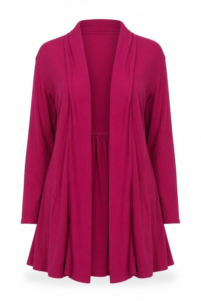 Attitudes Womens Purple V-Neck Polyester Cardigan Jumper Size M