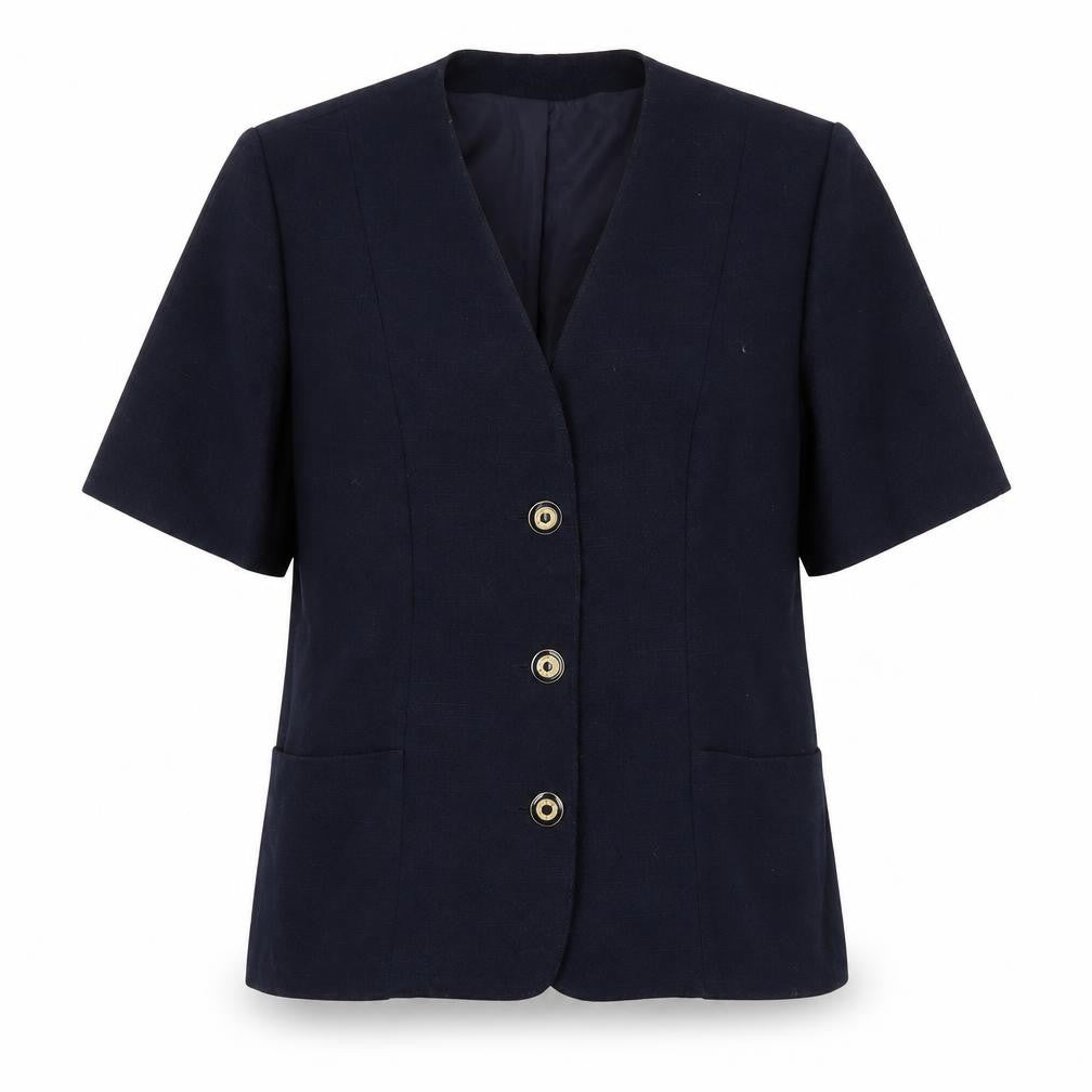 First Avenue Womens Blue Jacket Blazer Size 14