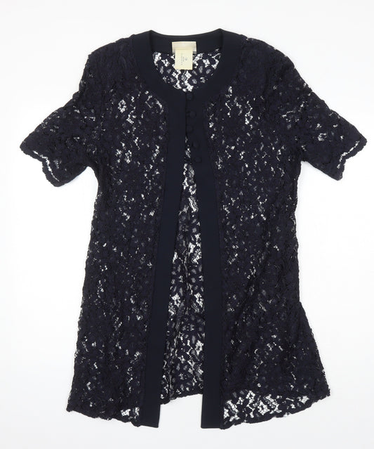 Modern Classics Womens Black Jacket Blazer Size 14 - Lace