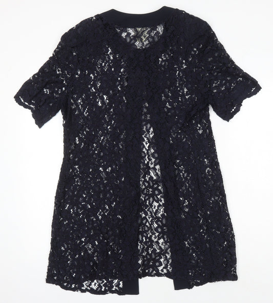 Modern Classics Womens Black Jacket Blazer Size 14 - Lace