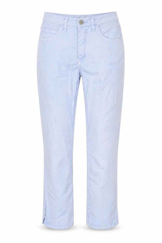 Amazing Women Womens Blue Cotton Blend Straight Jeans Size 8 L24 in Regular Zip